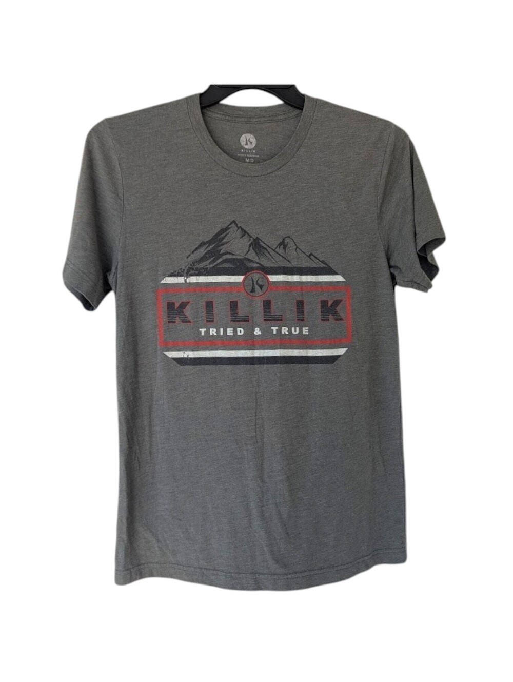 Killik Tried & True Hunting T-Shirt Mens Medium Gray Tri-Blend Outdoor 19x27.5